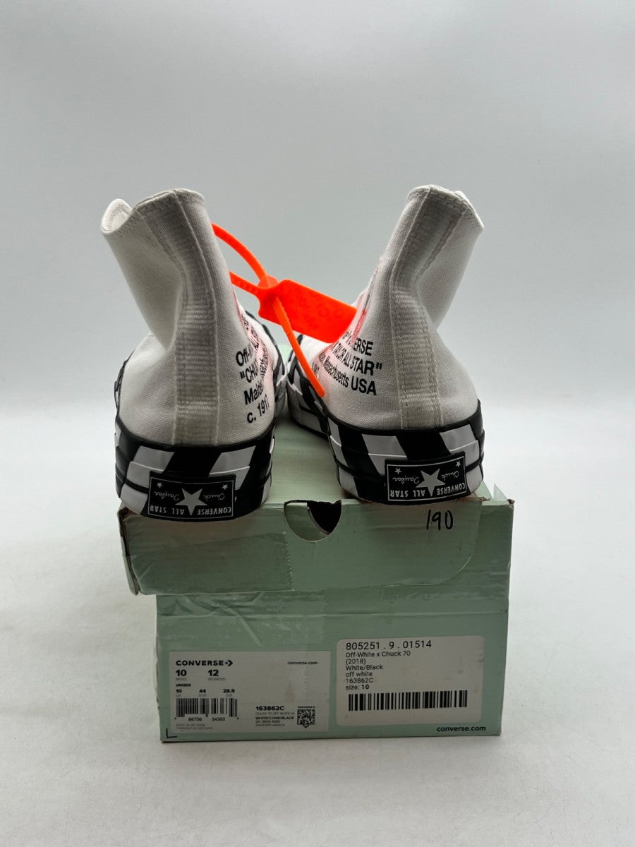 Converse Chuck Taylor All Star 70 Hi Off-White 10 (Lightly Worn Pre-Owned) - Image 2
