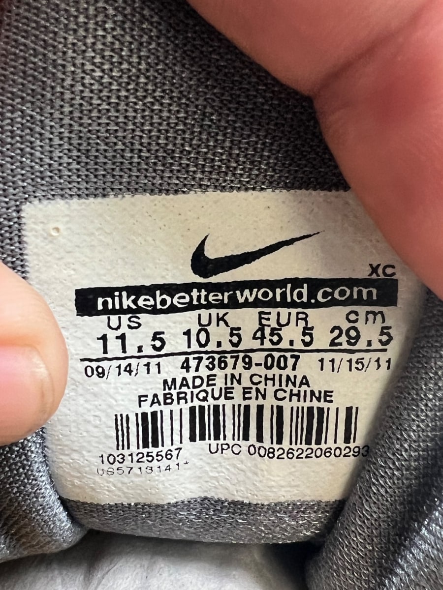 Nike Zoom KD 4 'Cool Grey Del Sol' 11.5 (Lightly Worn Pre-Owned) - Image 8