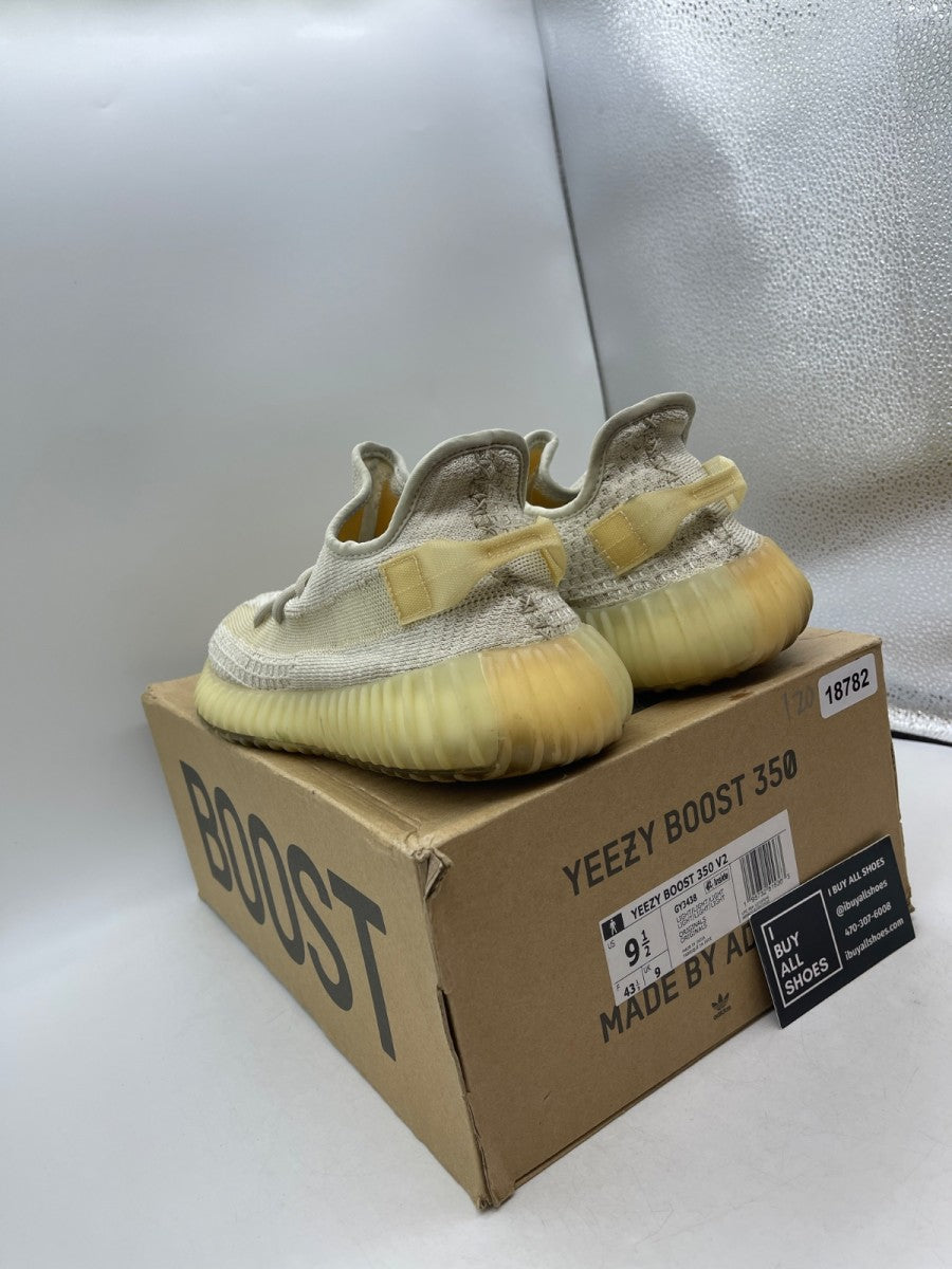 adidas Yeezy Boost 350 V2 Light 9.5 (Heavily Worn Pre-Owned) - Image 4