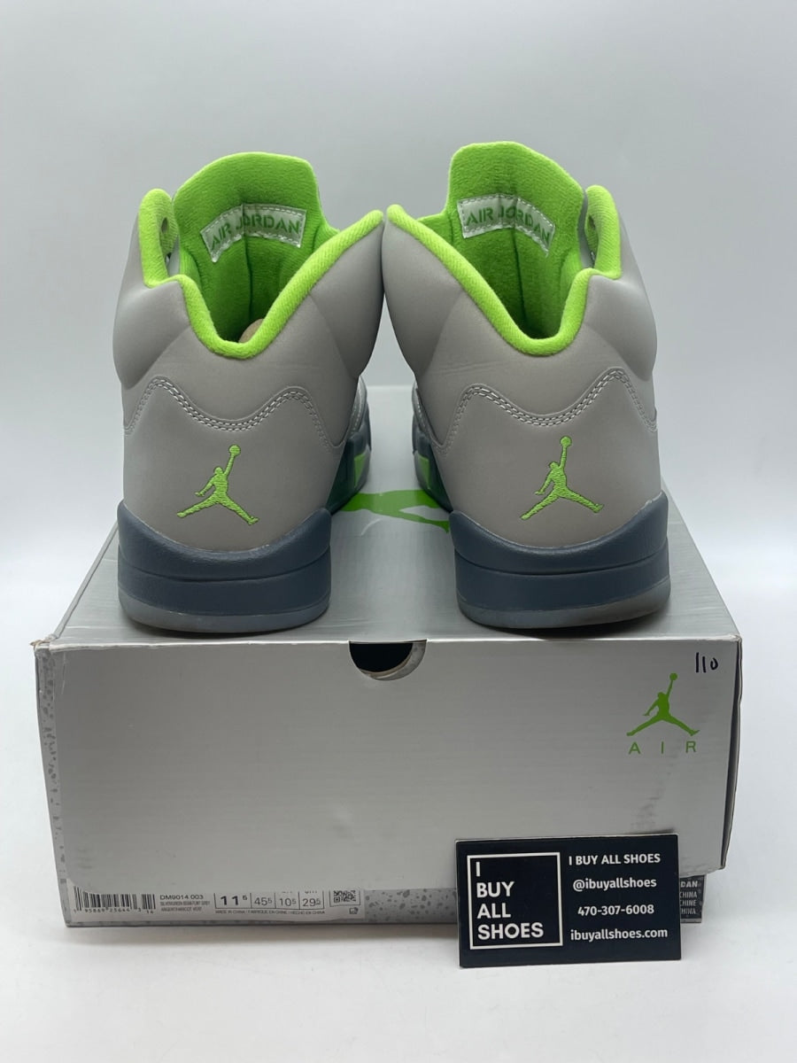 Jordan 5 Retro Green Bean (2022) 11.5 (Moderately Worn Pre-Owned) - Image 3