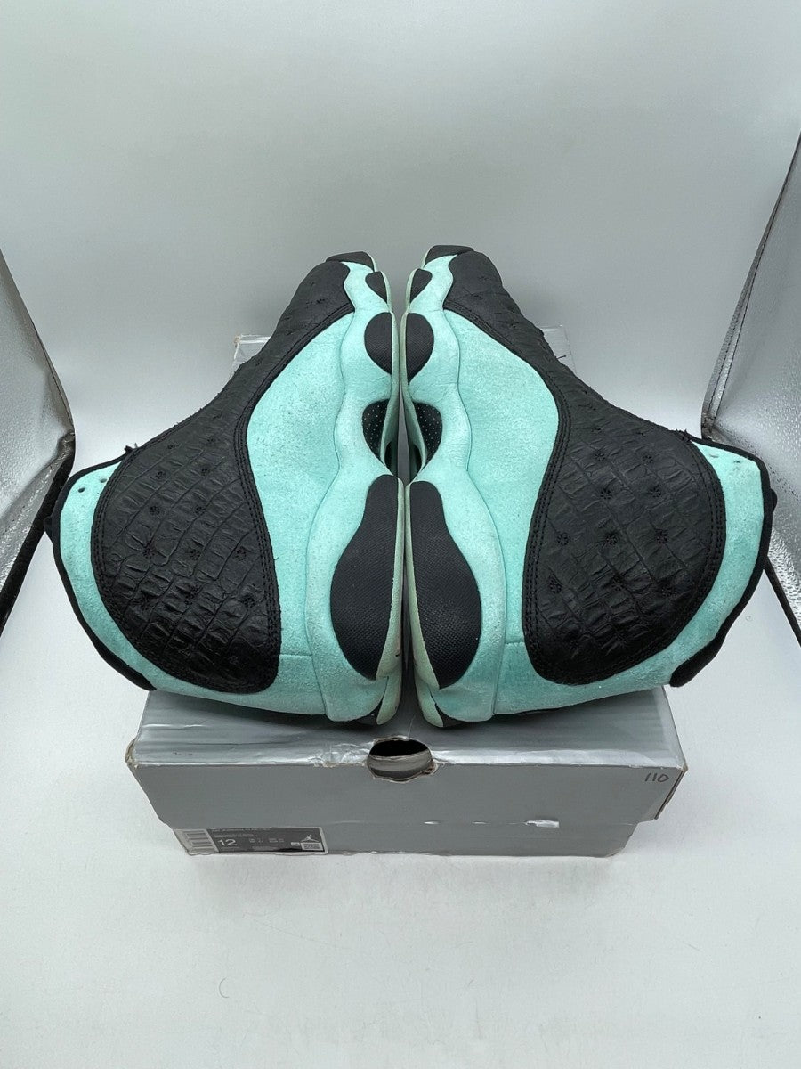 Jordan 13 Retro Black Island Green 12 (Moderately Worn Pre-Owned) - Image 6