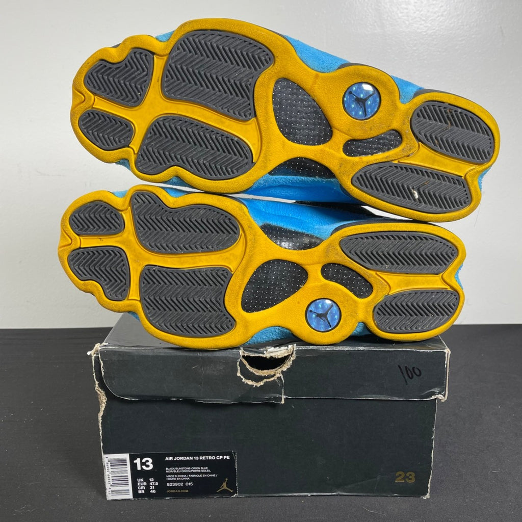 Jordan 13 Retro Chris Paul Away 13 (Moderately Worn Pre-Owned)JordanBlack/Sunstone-Orion Blue - Image 5