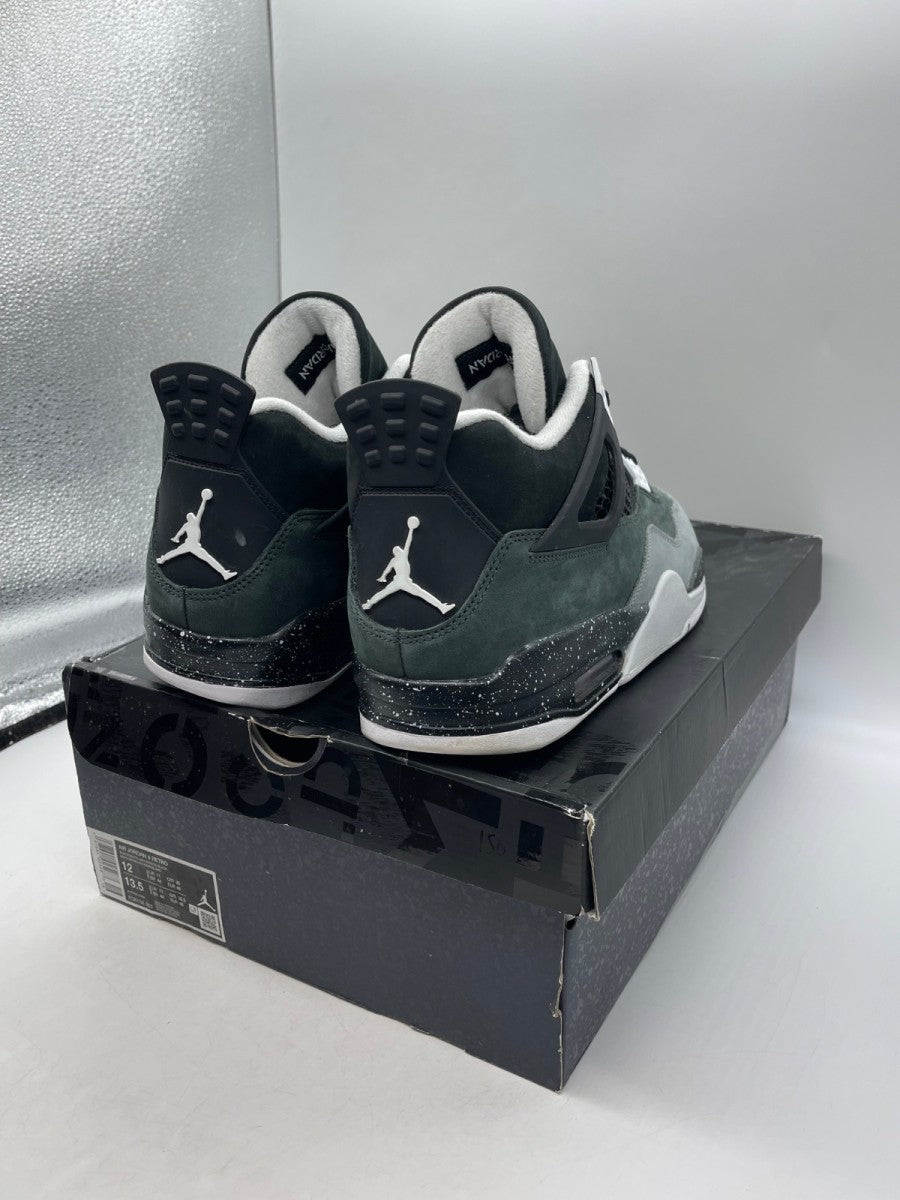 Jordan 4 Retro Fear (2024) 12 (Moderately Worn Pre-Owned)JordanBlack/White/Anthracite/Black/Pure Platinum - Image 5