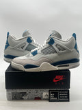 Jordan 4 Retro Military Blue (2024) 11.5 (Moderately Worn Pre-Owned) - Image 1