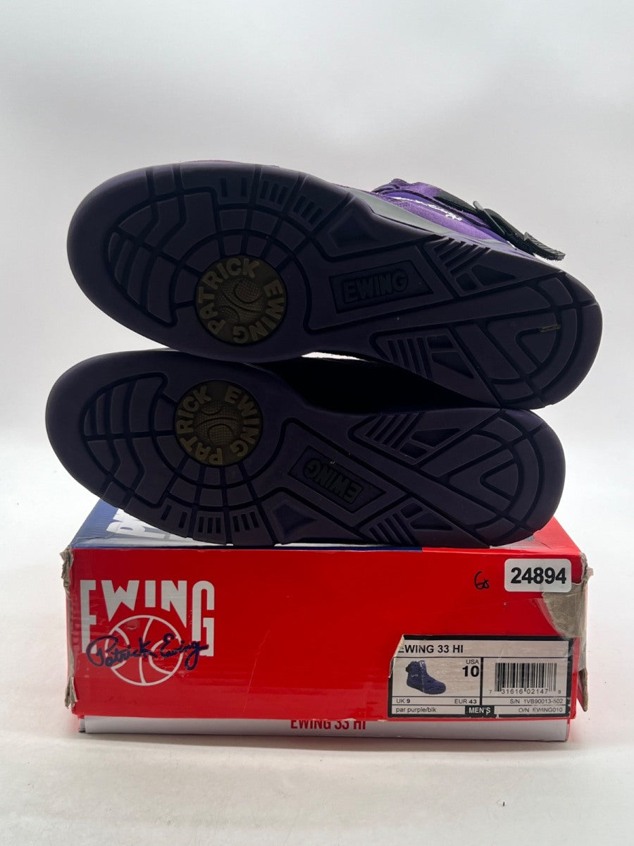 Ewing 33 Hi Purple Black White 10 (Moderately Worn Pre-Owned)Ewing AthleticsPurple/Black/White - Image 8