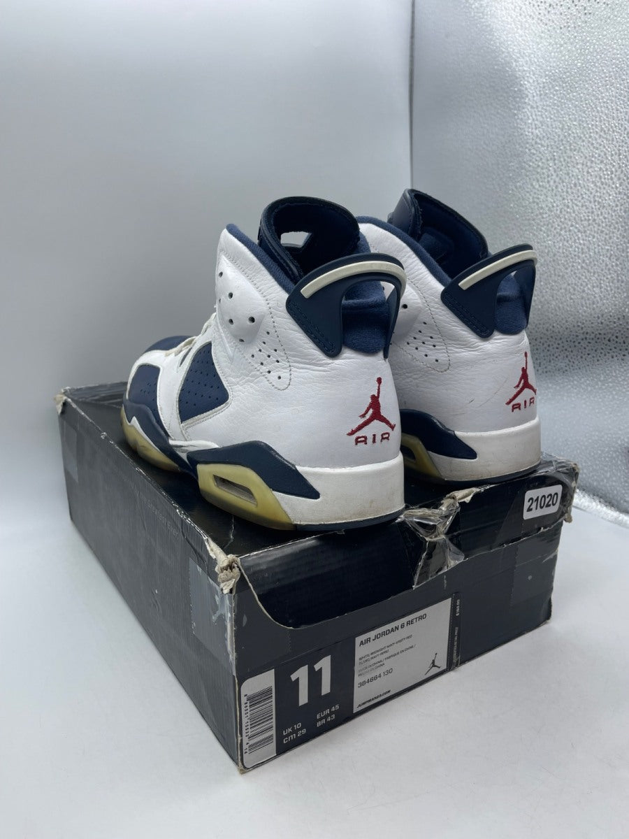 Jordan 6 Retro Olympic London (2012) 11 (Moderately Worn Pre-Owned) - Image 4