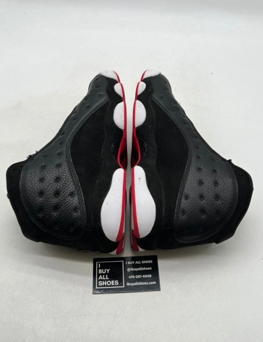 Jordan 13 Retro Playoffs (2023) 10 (Moderately Worn Pre-Owned)JordanBlack/Varsity Red-White-Vibrant Yellow - Image 7