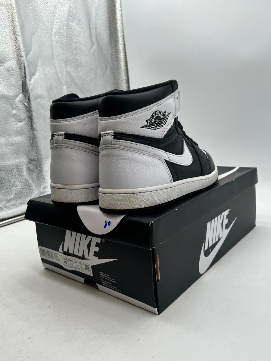 Jordan 1 Retro High OG Black White 10 (Lightly Worn Pre-Owned)JordanBlack/White/White - Image 5