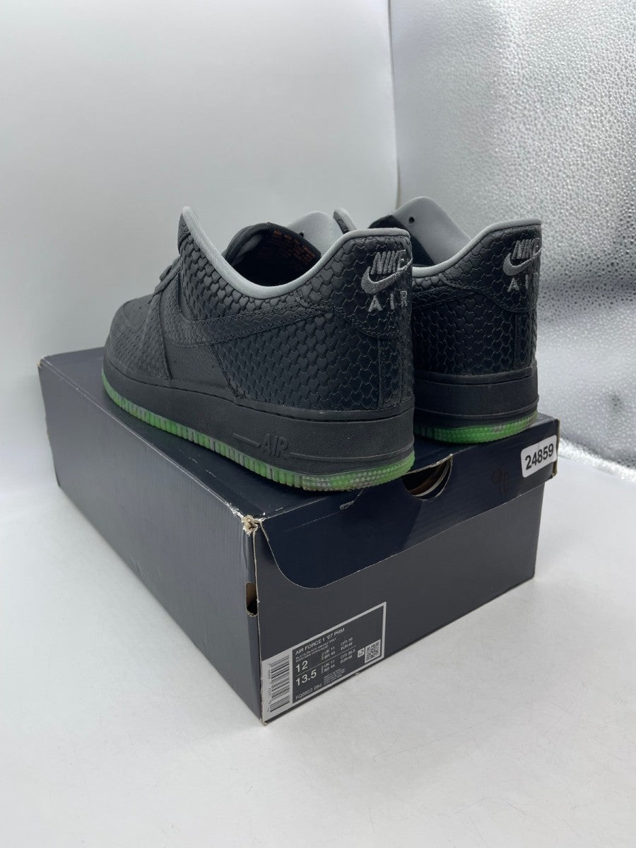 Nike Air Force 1 Low PRM Halloween (2023) 12 (Moderately Worn Pre-Owned)NikeBlack/Black-Smoke Grey-Campfire Orange-Green - Image 5