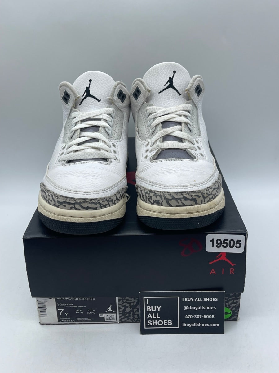 Jordan 3 Retro Hide N' Sneak (GS) 7Y (Moderately Worn Pre-Owned) - Image 2
