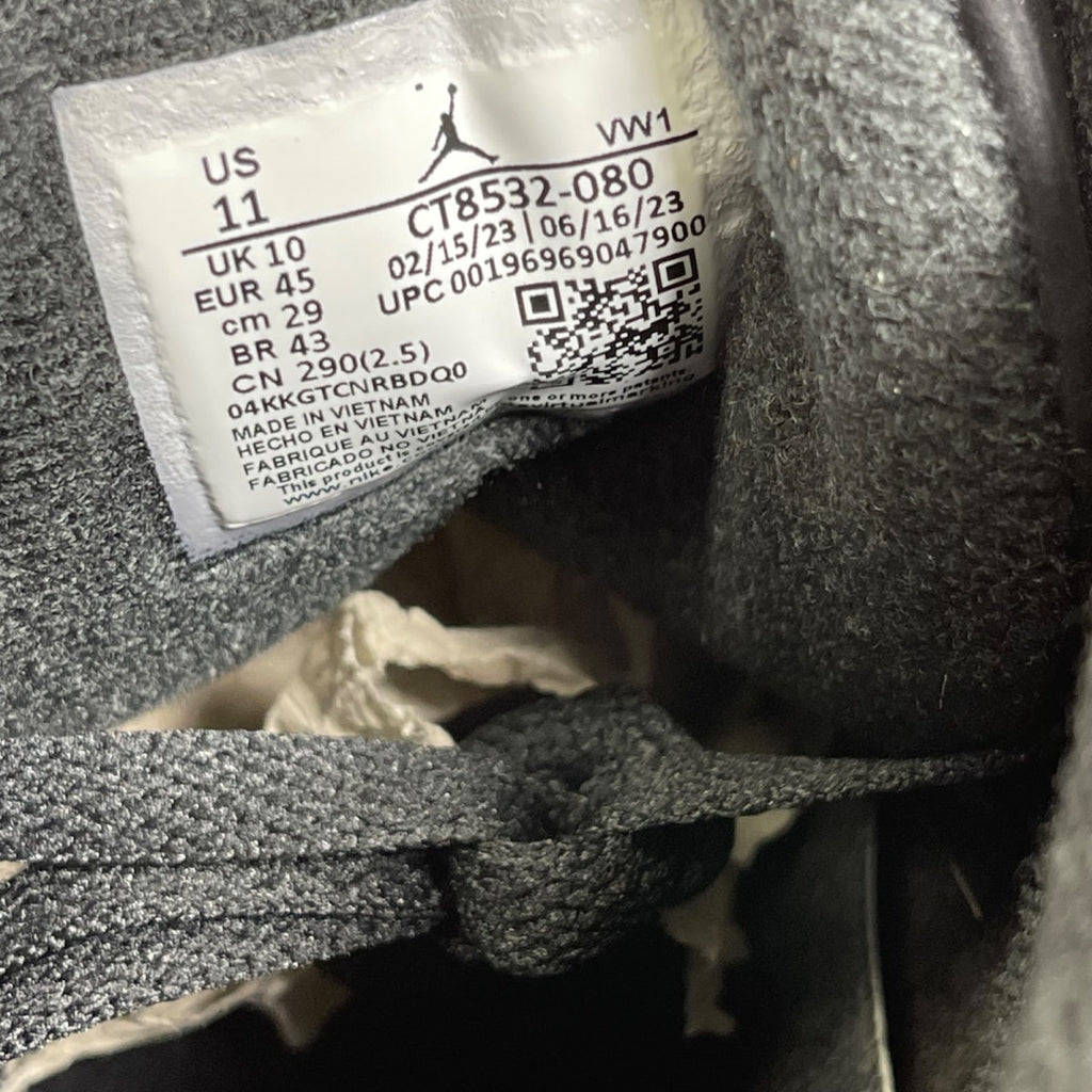 Jordan 3 Retro Fear Pack (2023) 11 (Moderately Worn Pre-Owned)JordanNight Stadium/Total Orange-Black-Flat Pewter-Neutral Grey - Image 6