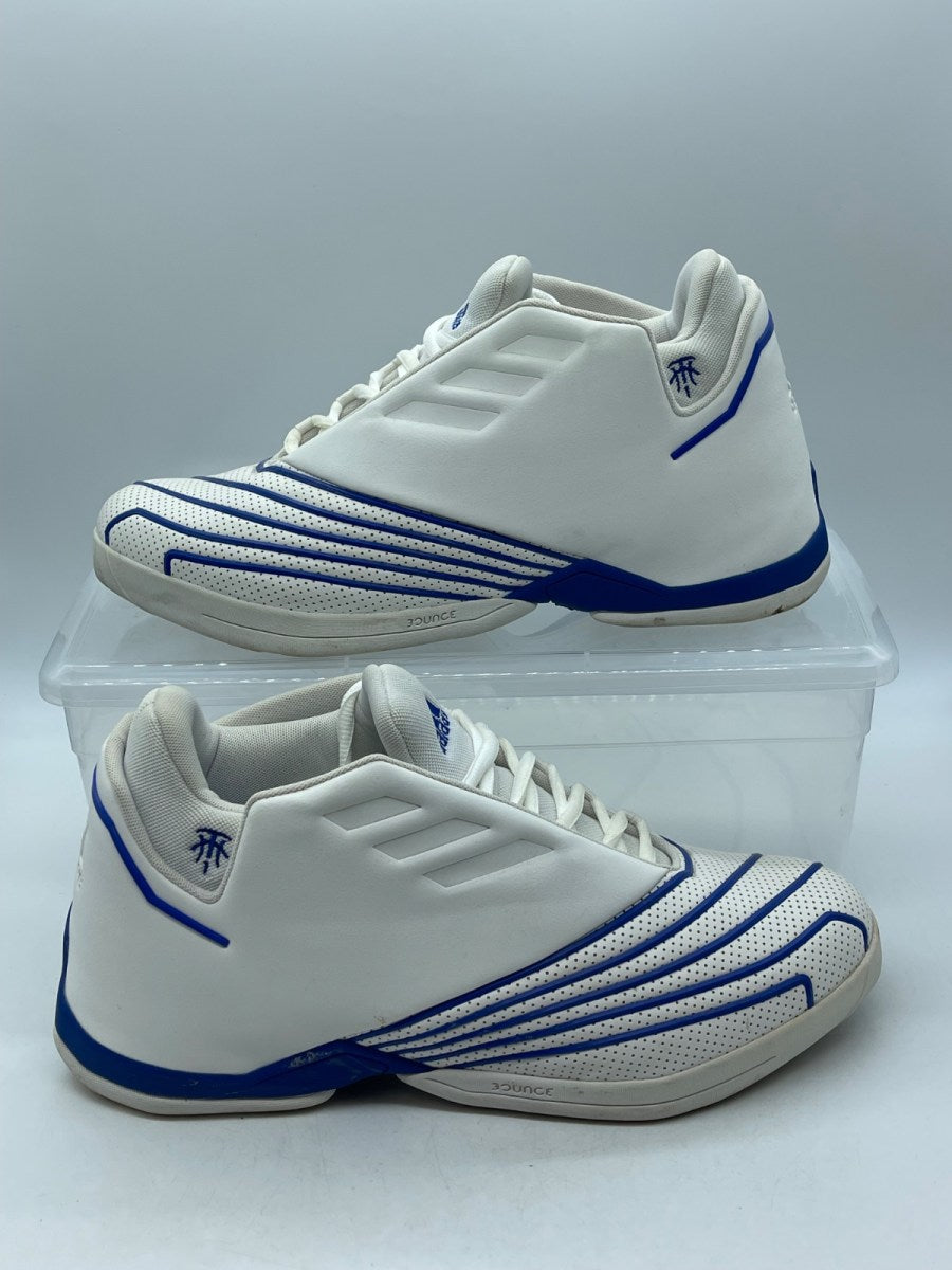 adidas T-Mac 2.0 Restomod Evo White Royal Blue 12 (Moderately Worn Pre-Owned)adidasFootwear White/Team Royal Blue/Footwear White - Image 1