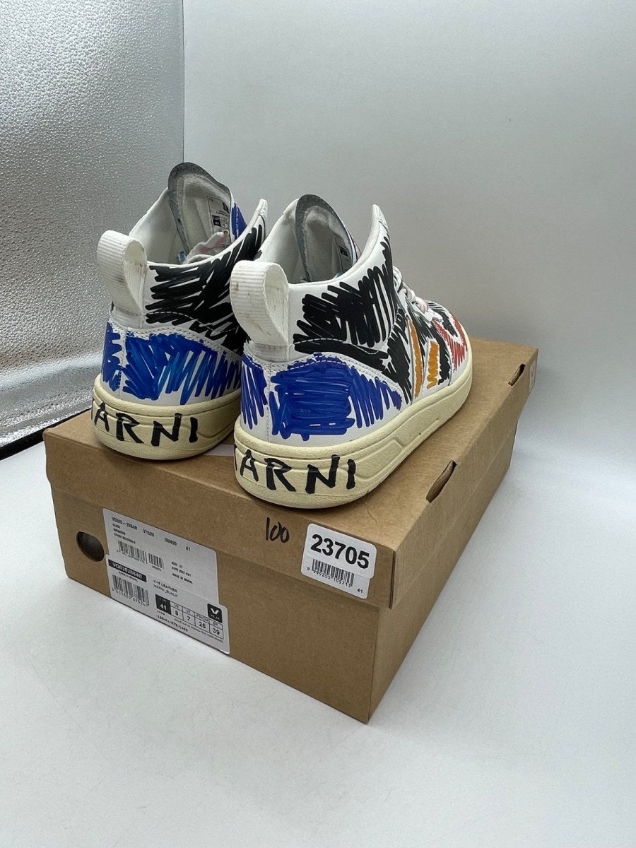 Marni x Veja V-15 High 'Scribble' 41 (Moderately Worn Pre-Owned)Veja - Image 5