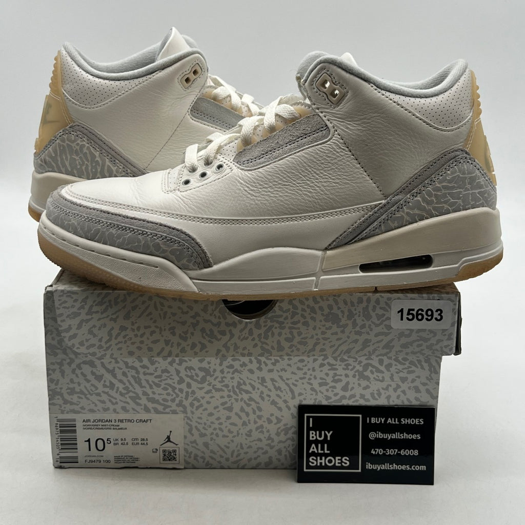 Jordan 3 Retro Craft Ivory - Image 1