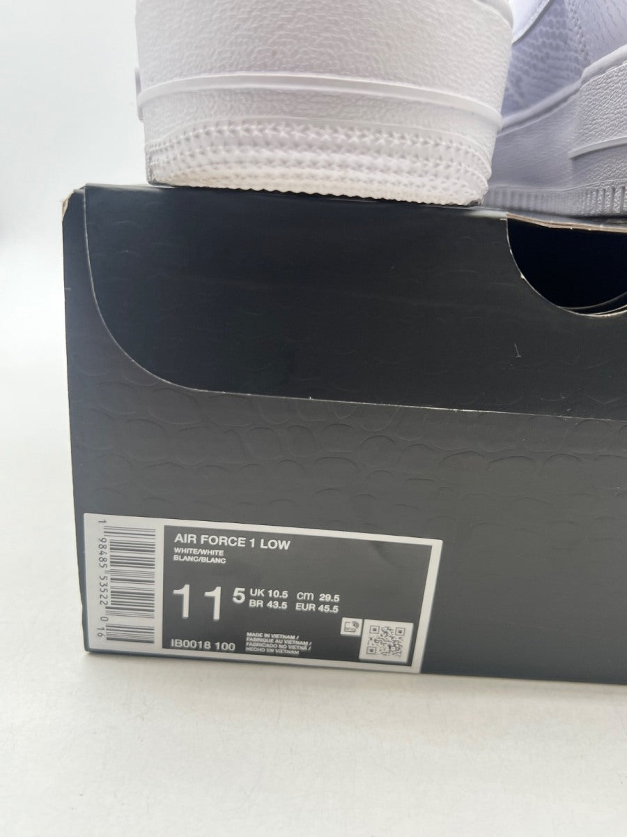 Nike Air Force 1 Low Kobe Bryant Forever White 11.5 (Lightly Worn Pre-Owned)NikeWhite/White - Image 3
