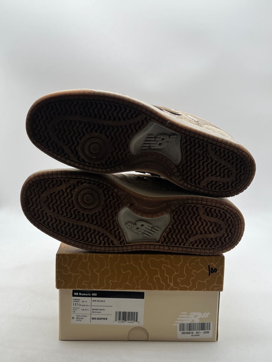 New Balance Numeric 480 Premier Morel Mushroom 11.5 (Lightly Worn Pre-Owned)New BalanceCream/Tan - Image 8