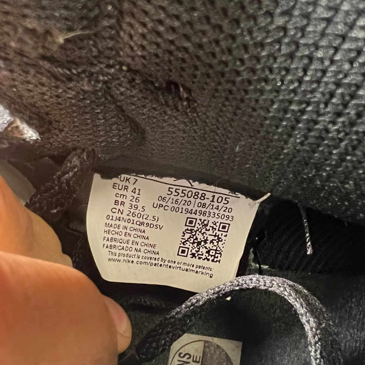 Jordan 1 Retro High Dark Mocha 8 (Lightly Worn Pre-Owned)JordanSail/Dark Mocha-Black-Black - Image 4