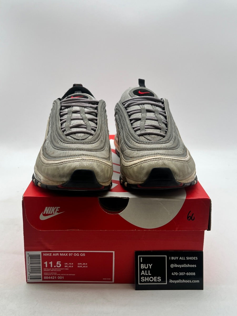 Nike Air Max 97 Silver Bullet (2016/2017) 11.5 (Heavily Worn Pre-Owned) - Image 2