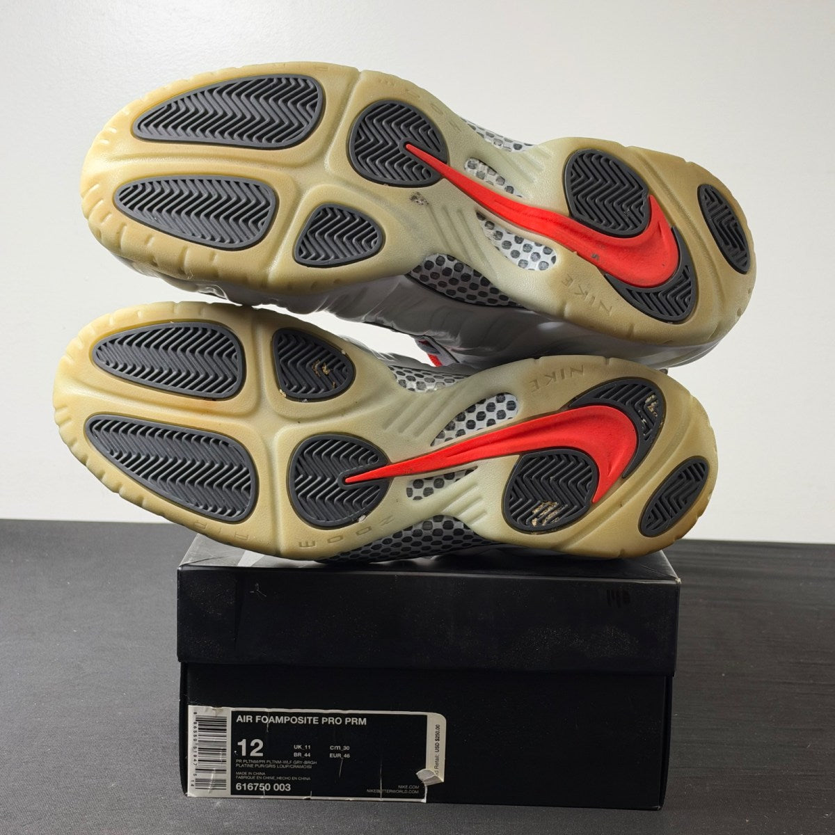 Nike Air Foamposite Pro Pure Platinum (Size 12) - Image 6