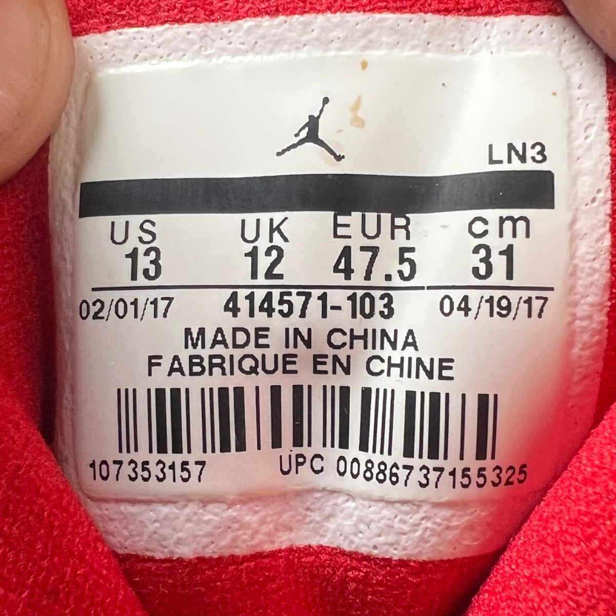Jordan 13 Retro Alternate History of Flight 13 (Heavily Worn Pre-Owned)JordanWhite/Metallic Silver-University Red - Image 7