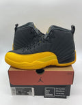 Jordan 12 Retro Black University Gold 8 (Lightly Worn Pre-Owned)JordanBlack/University Gold - Image 1