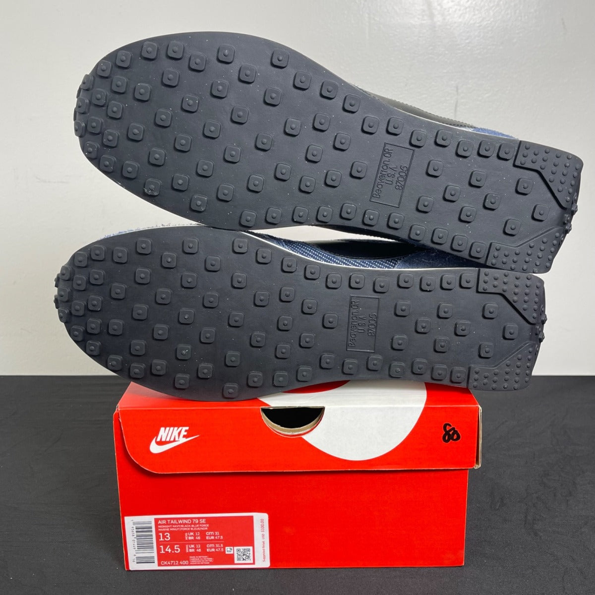 Nike Air Tailwind 79 Denim 13 (Moderately Worn Pre-Owned)NikeMidnight Navy/Blue Force-Sail-Black - Image 5