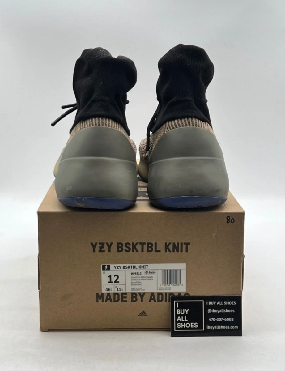 adidas Yeezy BSKTBL Knit Slate Azure 12 (Moderately Worn Pre-Owned)adidasSlate Azure/Black - Image 5