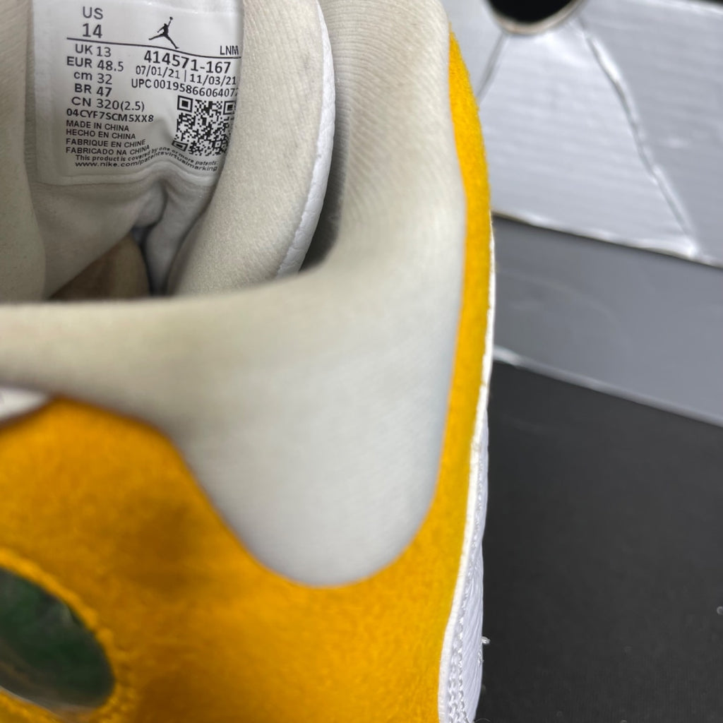 Jordan 13 Retro Del Sol 14 (Moderately Worn Pre-Owned)JordanWhite/University Red/Del Sol/Black - Image 6