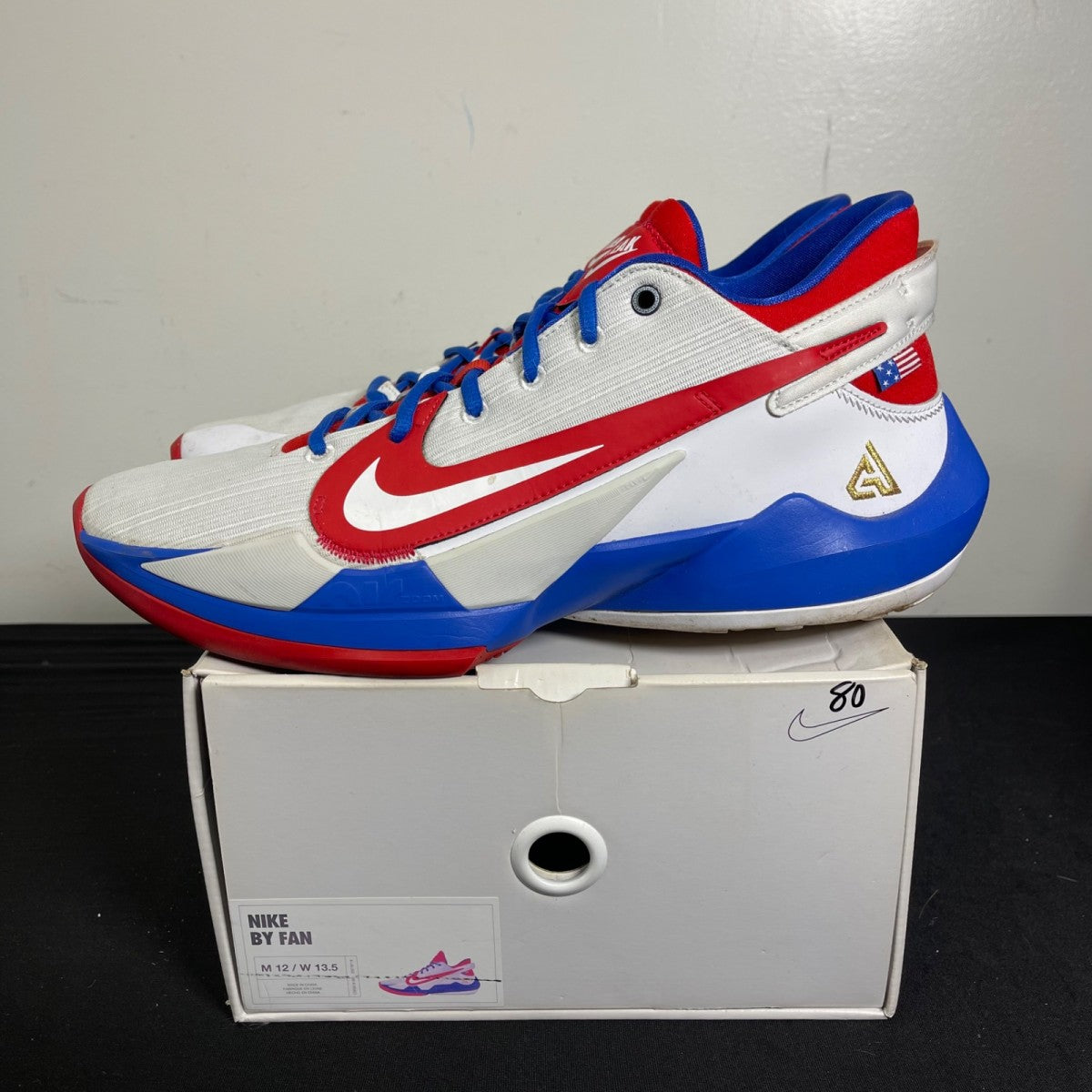 Nike Zoom Freak 2 By You 12 (Moderately Worn Pre-Owned)Nike - Image 3