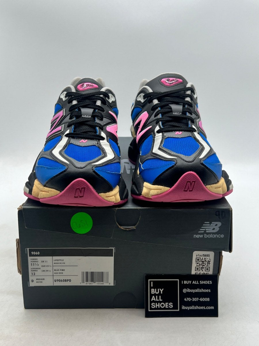 New Balance 9060 Blue Oasis Real Pink 11.5 (Lightly Worn Pre-Owned) - Image 2