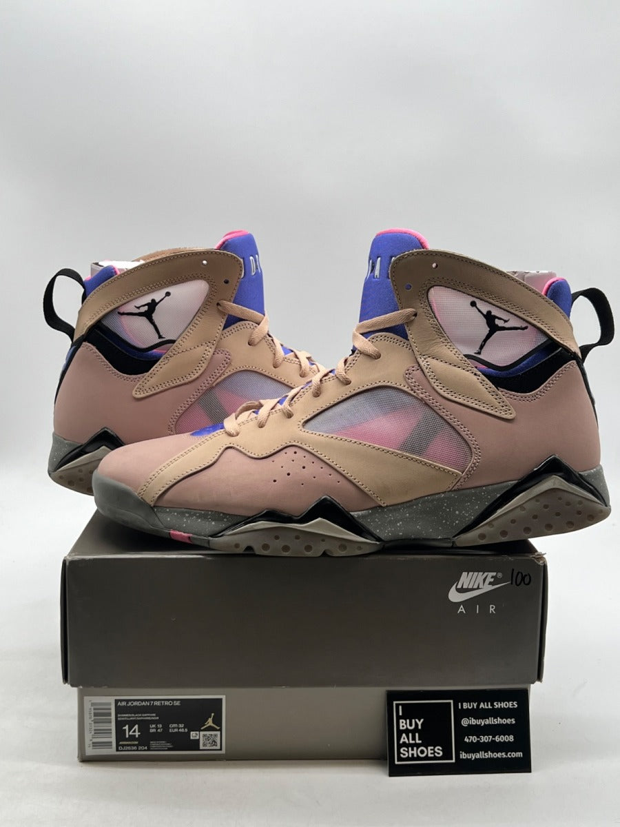 Jordan 7 Retro SE Sapphire 14 (Lightly Worn Pre-Owned) - Image 1