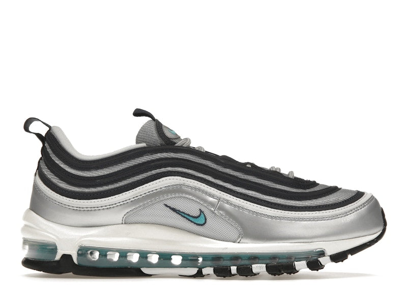 Nike Air Max 97 Metallic Silver Chlorine Blue