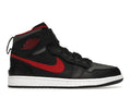 Jordan 1 High FlyEase Black Gym Red Smoke Grey