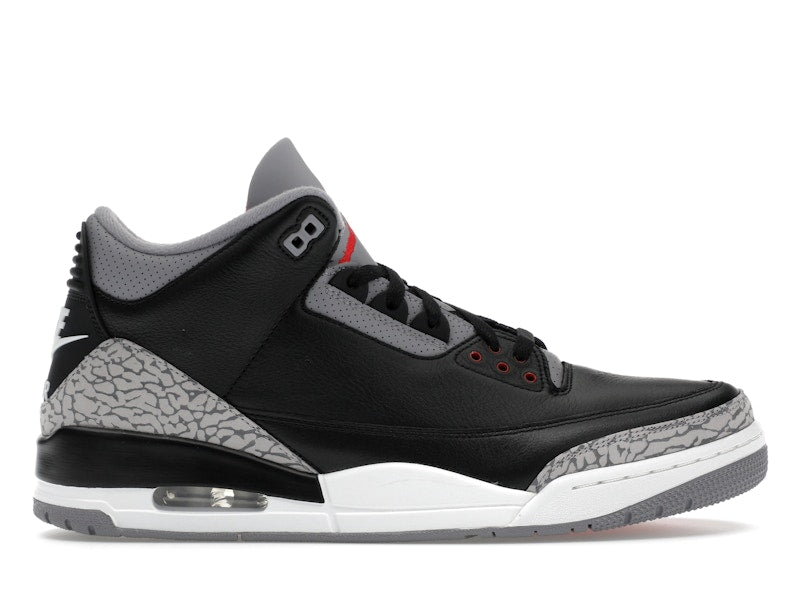 Jordan 3 Retro OG Black Cement (2024) 10.5 (Moderately Worn Pre-Owned)JordanBlack/Fire Red/Cement Grey/Sail